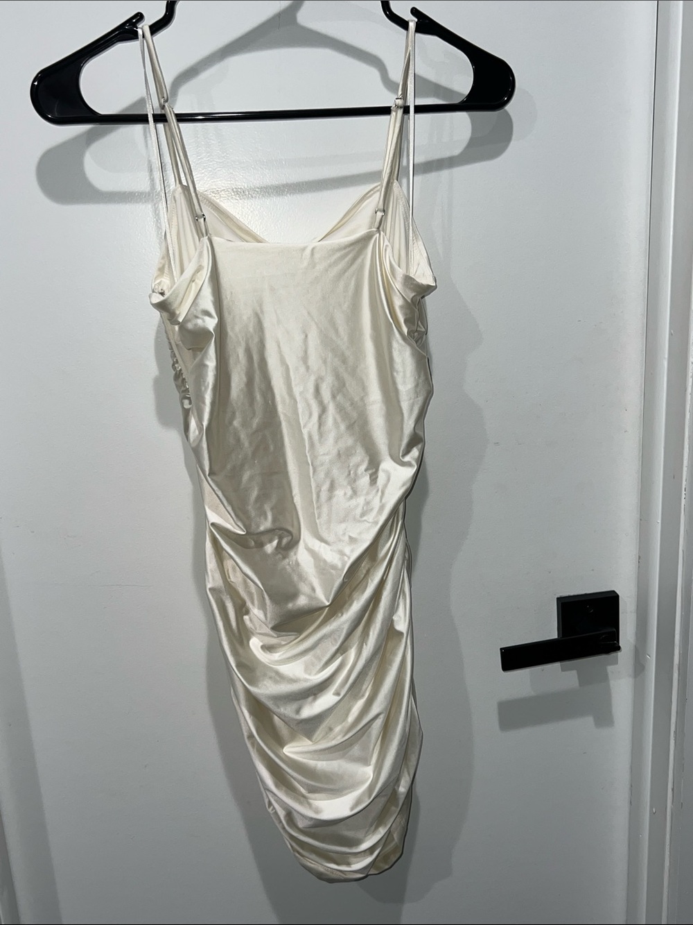bp Cream Satin Mini Dress - Picture 5 of 5